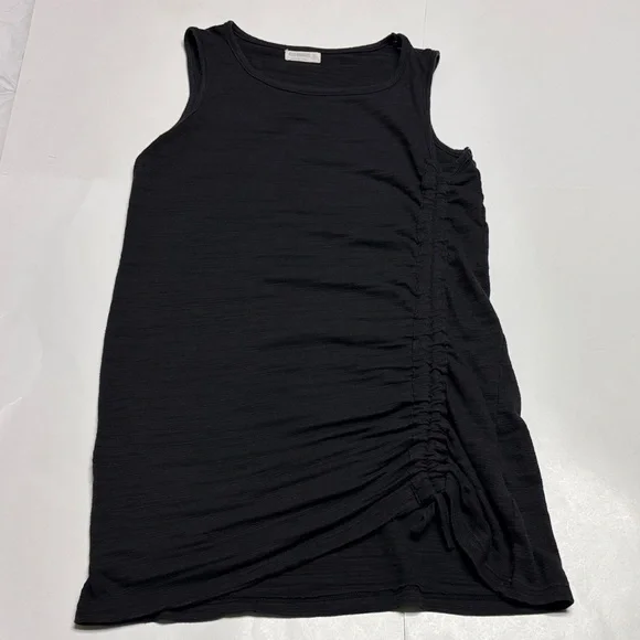 Women’s sleeveless ruched bodycon dress in black size medium - Picture 1 of 4